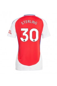 Arsenal Raheem Sterling #30 Jalkapallovaatteet Naisten Kotipaita 2024-25 Lyhythihainen